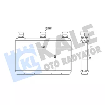 KALE OTO RADYATÖR 352075 - Système de chauffage