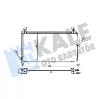 KALE OTO RADYATÖR 354050 - Condenseur, climatisation