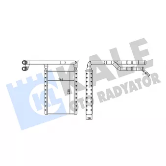 KALE OTO RADYATÖR 355205 - Système de chauffage