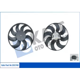 KALE OTO RADYATÖR 355740 - Ventilateur, refroidissement du moteur