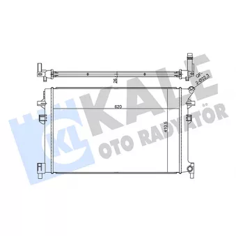 KALE OTO RADYATÖR 356345 - Radiateur basse température, intercooler