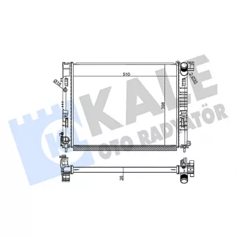 KALE OTO RADYATÖR 357285 - Radiateur, refroidissement du moteur