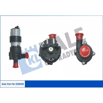 Pompe à eau auxiliaire (circuit d'eau de refroidiss) KALE OTO RADYATÖR [358430]