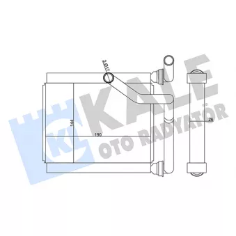KALE OTO RADYATÖR 358605 - Système de chauffage