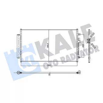 KALE OTO RADYATÖR 358795 - Condenseur, climatisation