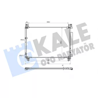 KALE OTO RADYATÖR 361380 - Condenseur, climatisation