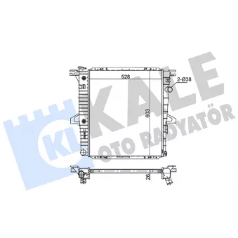 KALE OTO RADYATÖR 363030 - Radiateur, refroidissement du moteur