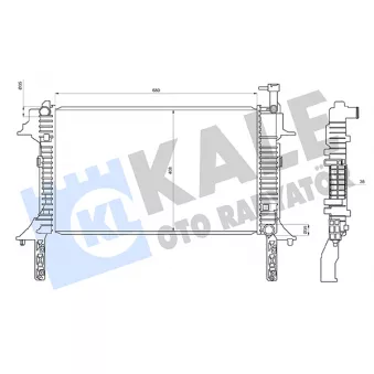 KALE OTO RADYATÖR 363215 - Radiateur, refroidissement du moteur
