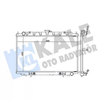 KALE OTO RADYATÖR 370500 - Radiateur, refroidissement du moteur