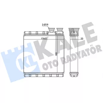 KALE OTO RADYATÖR 370630 - Système de chauffage