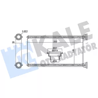 KALE OTO RADYATÖR 370635 - Système de chauffage