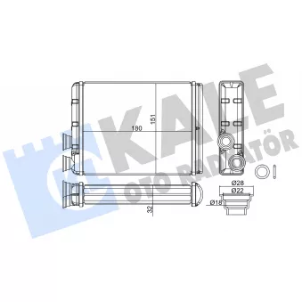 KALE OTO RADYATÖR 370795 - Système de chauffage