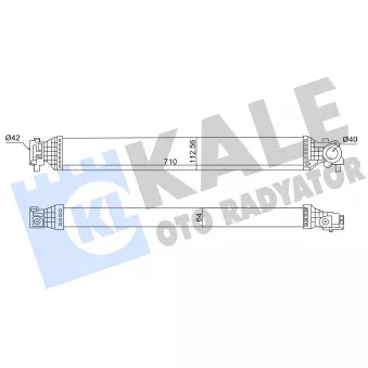 KALE OTO RADYATÖR 375830 - Intercooler, échangeur