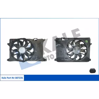 Ventilateur, refroidissement du moteur KALE OTO RADYATÖR [387235]