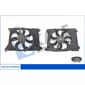 KALE OTO RADYATÖR 387310 - Ventilateur, condenseur de climatisation