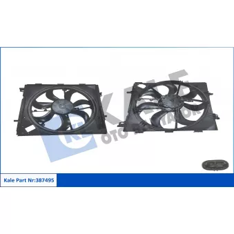 Ventilateur, refroidissement du moteur KALE OTO RADYATÖR [387495]