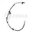 Capteur, vitesse de roue arrière gauche OSSCA [50883]