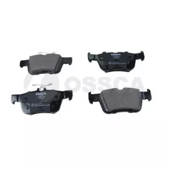 Jeu de 4 plaquettes de frein avant OSSCA [58626]