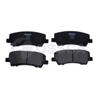 OSSCA 86467 - Jeu de 4 plaquettes de frein avant