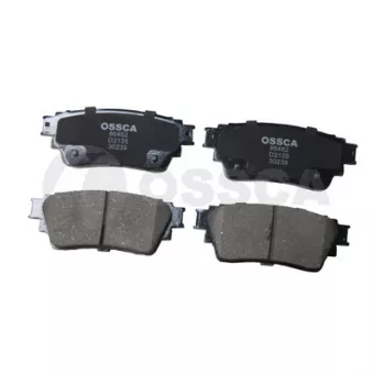 OSSCA 86482 - Jeu de 4 plaquettes de frein avant
