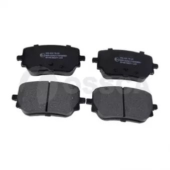 Jeu de 4 plaquettes de frein avant OSSCA [87136]