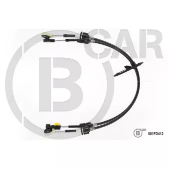 B CAR 001FD412 - Tirette à câble, boîte de vitesse manuelle