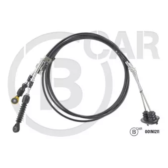 B CAR 001NI211 - Tirette à câble, boîte de vitesse manuelle