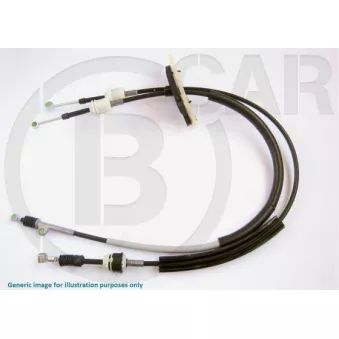 B CAR 001OP332 - Tirette à câble, boîte de vitesse manuelle