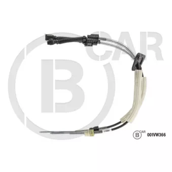 Tirette à câble, boîte de vitesse manuelle B CAR [001VW366]