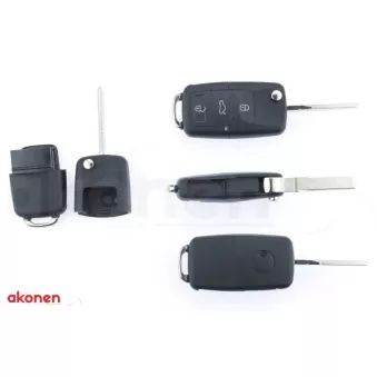 Clé de voiture B CAR 007VW040