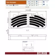DANBLOCK DB 2912682 - Jeu de 4 plaquettes de frein