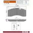 Jeu de 4 plaquettes de frein avant DANBLOCK [DB 2922882]