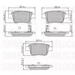 Jeu de 4 plaquettes de frein avant DANBLOCK [DB 510458]