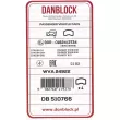 Jeu de 4 plaquettes de frein avant DANBLOCK [DB 510766]
