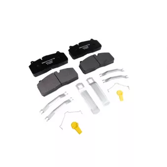 ZentParts Z07206 - Jeu de 4 plaquettes de frein