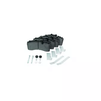 ZentParts Z07208 - Jeu de 4 plaquettes de frein avant