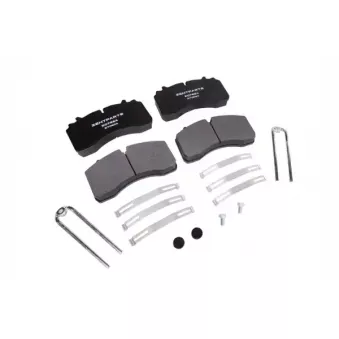 ZentParts Z07224 - Jeu de 4 plaquettes de frein avant