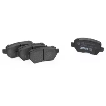ZentParts Z07228 - Jeu de 4 plaquettes de frein avant