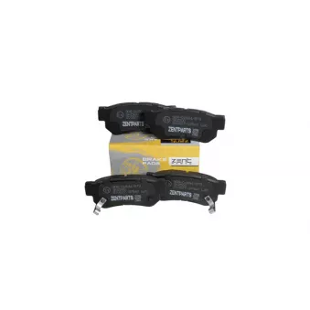 ZentParts Z07258 - Jeu de 4 plaquettes de frein avant