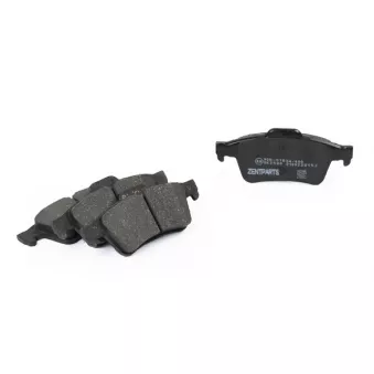 Jeu de 4 plaquettes de frein avant ZentParts [Z07285]