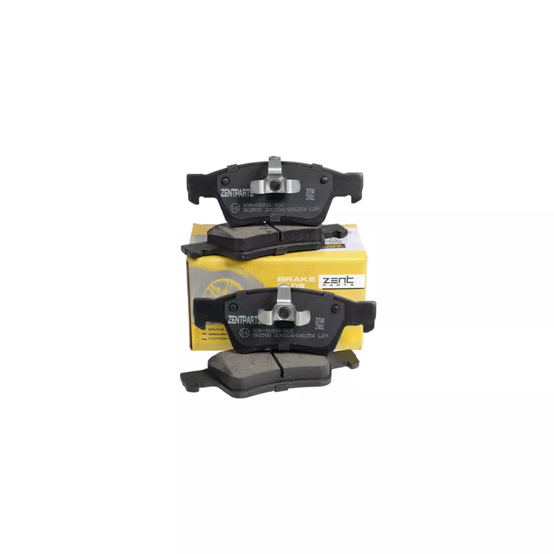 Jeu de 4 plaquettes de frein avant ZentParts Z07340 - Visuel 1