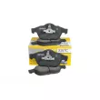 ZentParts Z07366 - Jeu de 4 plaquettes de frein avant