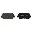 ZentParts Z07437 - Jeu de 4 plaquettes de frein avant