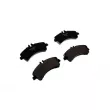 Jeu de 4 plaquettes de frein avant ZentParts [Z07503]