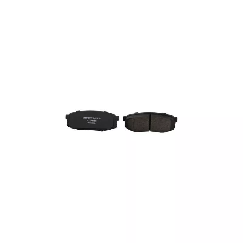 Jeu de 4 plaquettes de frein avant ZentParts Z07506 - Visuel 1