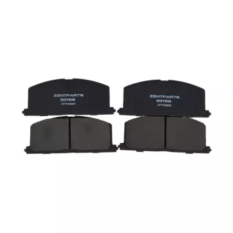 ZentParts Z07516 - Jeu de 4 plaquettes de frein avant
