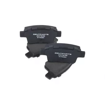 ZentParts Z07635 - Jeu de 4 plaquettes de frein avant