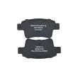 ZentParts Z07635 - Jeu de 4 plaquettes de frein avant