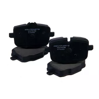 Jeu de 4 plaquettes de frein avant ZentParts [Z07636]