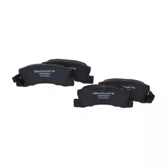 ZentParts Z07647 - Jeu de 4 plaquettes de frein avant